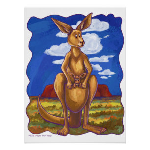 Kangaroo Gifts & Accessories Poster