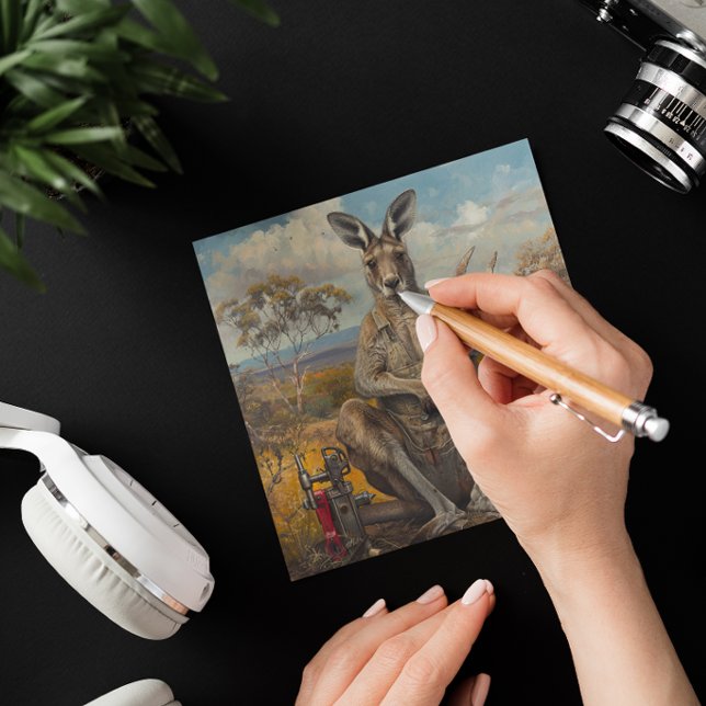 Kangaroo Handyman, customisable Invitation (Creator Uploaded)