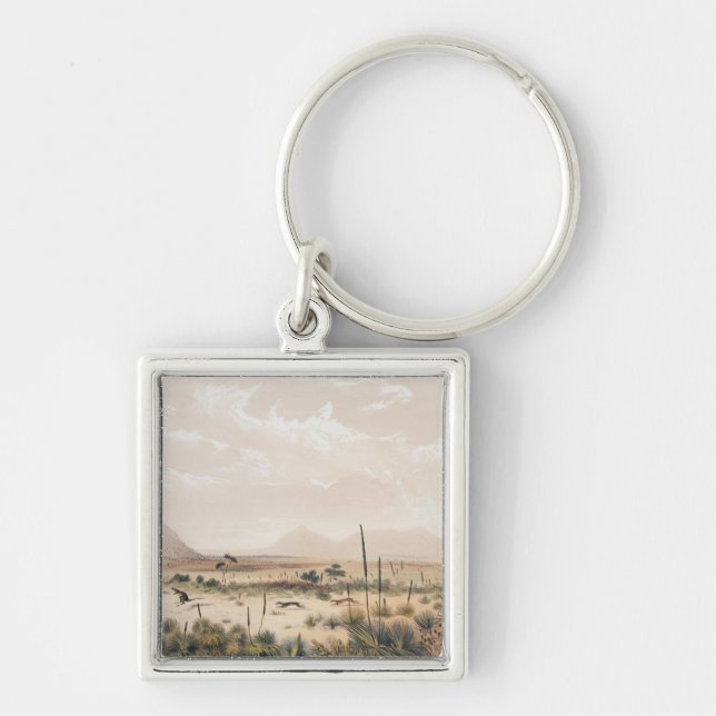 Kangaroo Hunt Key Ring (Front)
