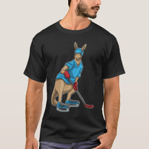 Kangaroo Ice Hockey Ice hockey stick T-Shirt