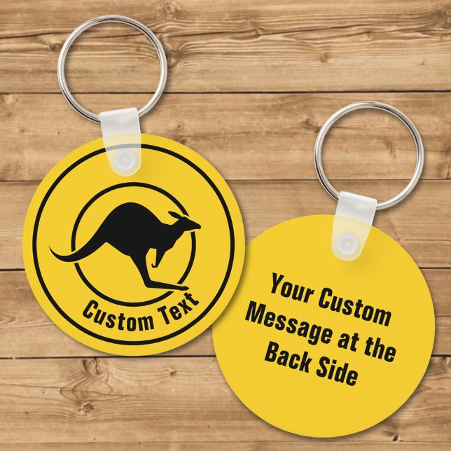 Kangaroo Icon Keychain (Creator Uploaded)
