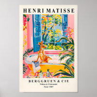 Kangaroo In Bathtub Art Print, Dopamine Art, Funny