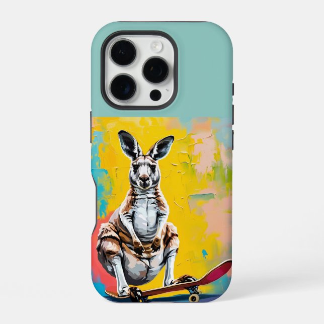 Kangaroo iPhone 16 pro Cases (Back)