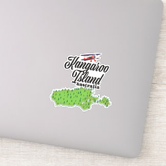 Kangaroo Island Australia map
