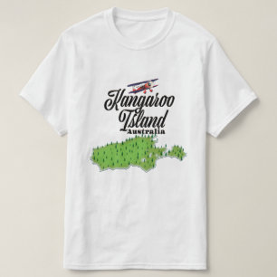 Kangaroo Island Australia map T-Shirt