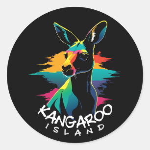 Kangaroo Island Classic Round Sticker