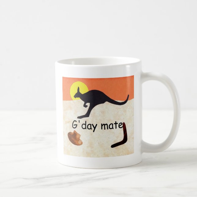 Kangaroo Jillo Coffee Mug (Right)