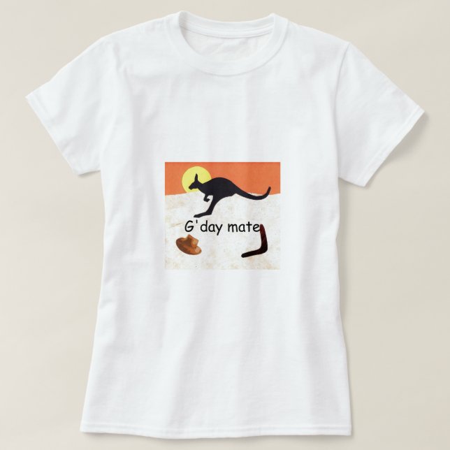 Kangaroo Jillo T-Shirt (Design Front)