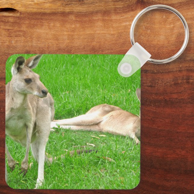 Kangaroo  keychain (Back)