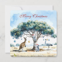 Kangaroo Koalas Emu Christmas Gumtree Baubles