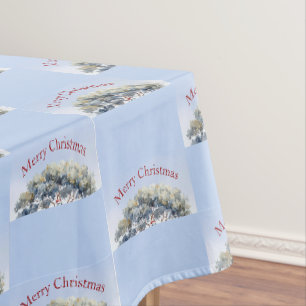 Kangaroo Koalas Platypus Christmas Gumtree Baubles Tablecloth