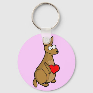 kangaroo love key ring
