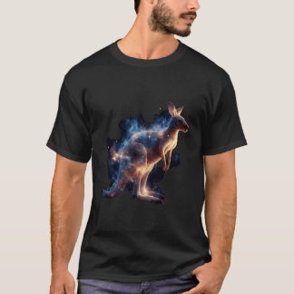 Kangaroo Lover Wildlife Motif Wallaby Animal Graph T-Shirt