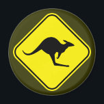 Kangaroo Magnet<br><div class="desc">Europeans have long regarded kangaroos as strange animals. Early explorers described them as creatures that had heads like deer but without antlers, stood upright like men, and hopped like frogs. Combined with the two-headed appearance of a mother kangaroo, this led many back home to dismiss them as travelers' tales for...</div>