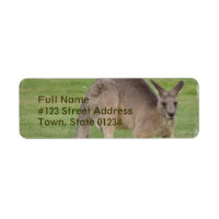 Kangaroo Mailing Label