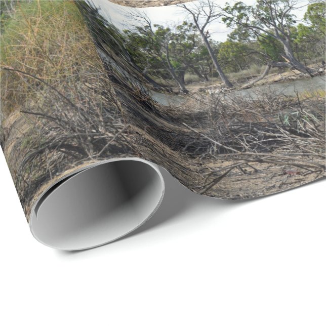 Kangaroo, Meanwhile At The Billabong, Wrapping Paper (Roll Corner)