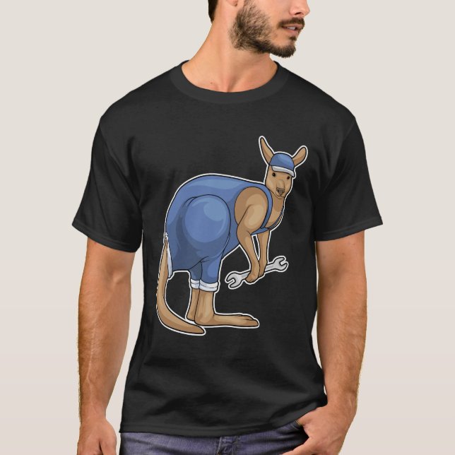 Kangaroo Mechanic Tool T-Shirt (Front)