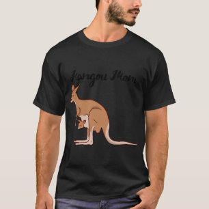 Kangaroo mum with baby. T-Shirt