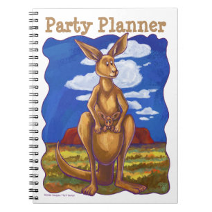 Kangaroo Party Centre Notebook