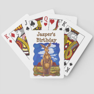 Kangaroo Party Centre Playing Cards