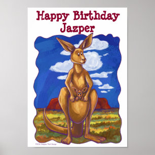 Kangaroo Party Centre Poster