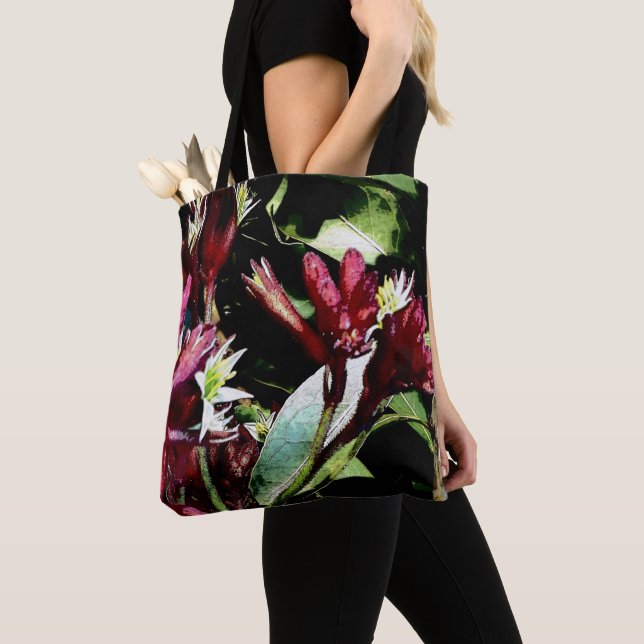 "Kangaroo Paw" Tote Bag (Close Up)