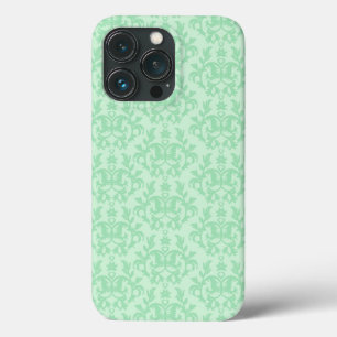 Kangaroo Paws damask mint green  iPhone 13 Pro Case