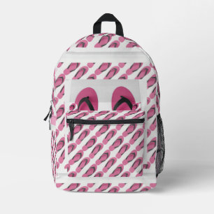Kangaroo Pink Flip Flops Kids  Printed Backpack