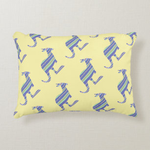 Kangaroo Repeat Children Kids Yellow Decorative Cushion