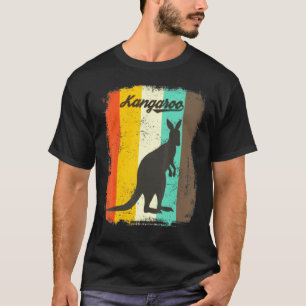 Kangaroo Retro 70s Vintage Cute Animal T-Shirt