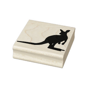 Kangaroo Rubber Stamp