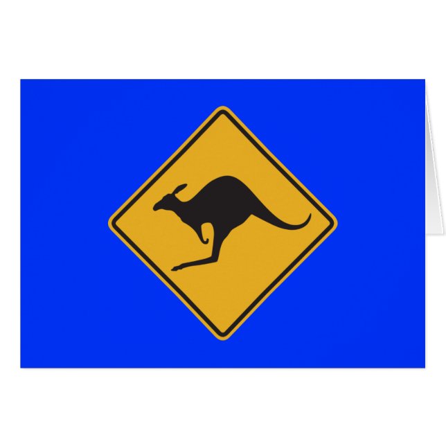 Kangaroo sign (Front Horizontal)