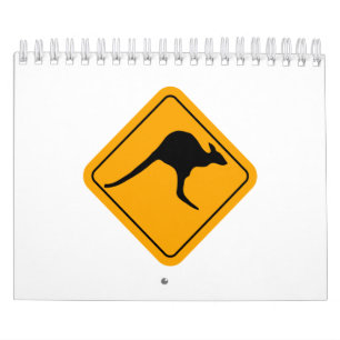 Kangaroo Sign Calendar