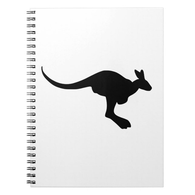 Kangaroo Silhouette Notebook (Front)