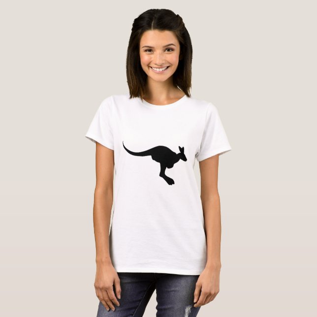 Kangaroo Silhouette T-Shirt (Front Full)