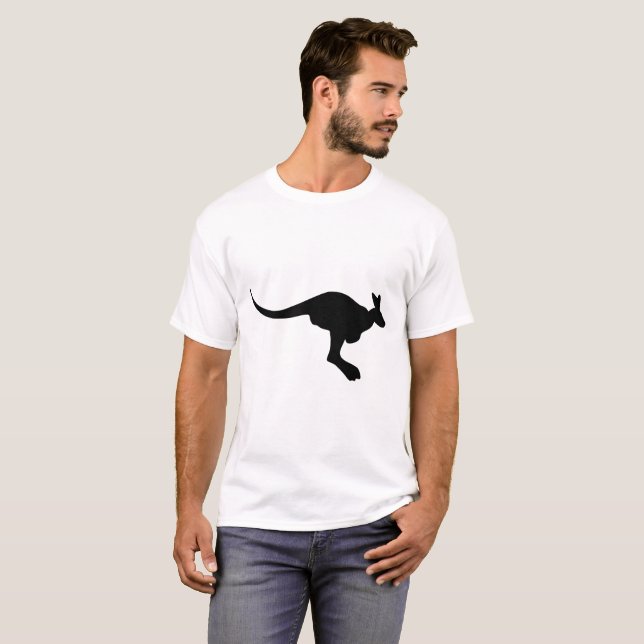 Kangaroo Silhouette T-Shirt (Front Full)