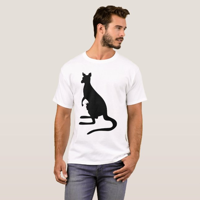 Kangaroo Silhouette T-Shirt (Front Full)