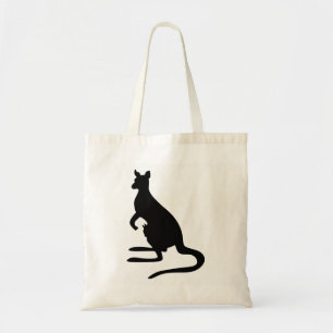 Kangaroo Silhouette Tote Bag