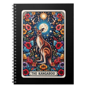 Kangaroo Spirit Tarot Card Notebook