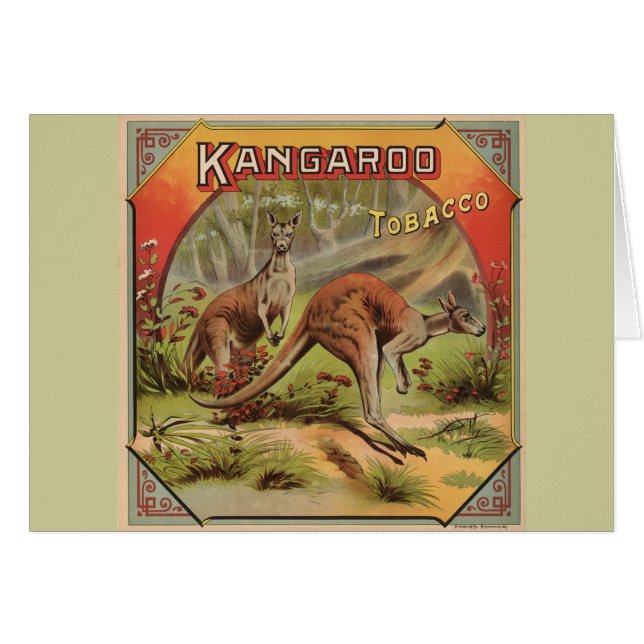 Kangaroo Tobacco 1900 (Front Horizontal)
