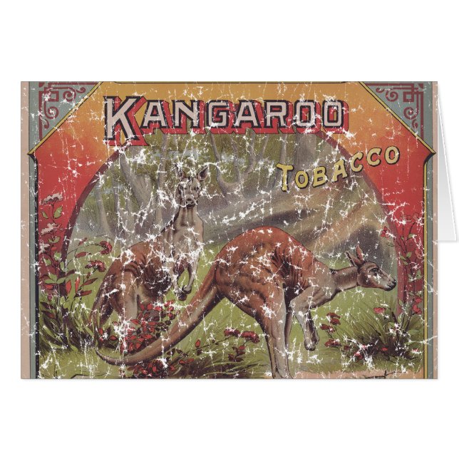 Kangaroo Tobacco 1900 - distressed (Front Horizontal)
