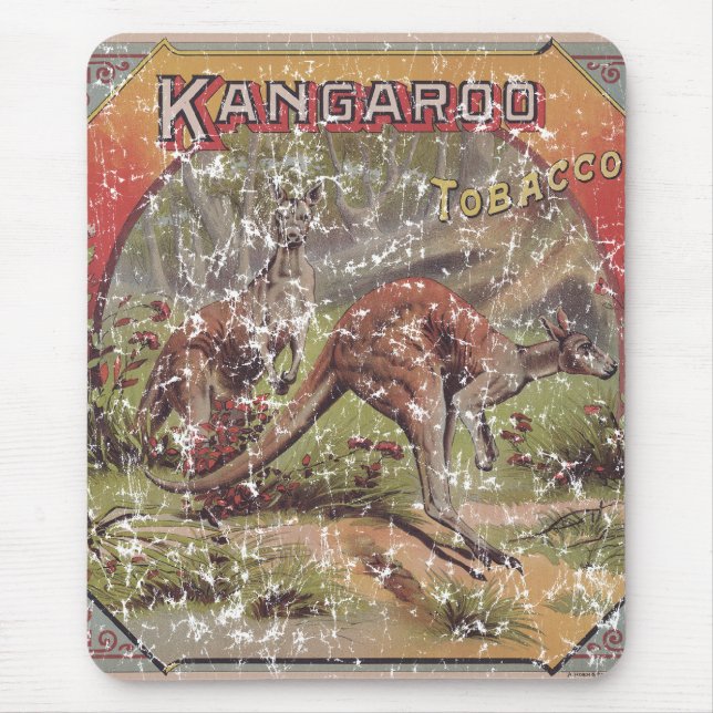 Kangaroo Tobacco 1900 Mouse Pad (Front)