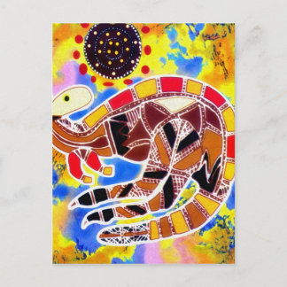 Kangaroo turn postcard