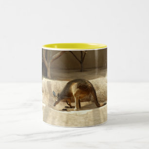 Kangaroo Two-Tone Coffee Mug