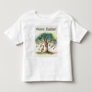 Kangaroo under gumtree with Easter eggs Toddler T-Shirt