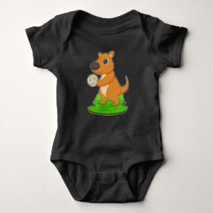 Kangaroo Volleyball player Volleyball Baby Bodysuit