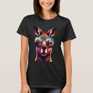 Kangaroo Wearing Sunglass Cool Kangaroos Australia T-Shirt