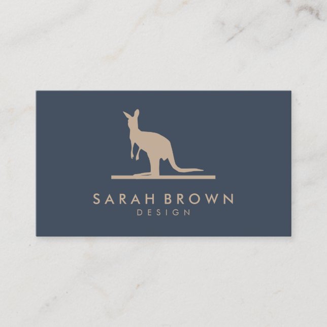 Kangaroo Wildlife Rescue Business Card (Front)