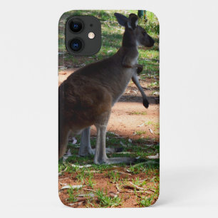 Kangaroo With A Itch To Scratch, iPhone 11 Case