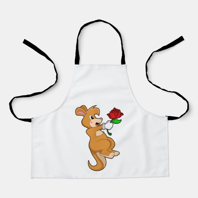 Kangaroo with Flower Apron (Front)